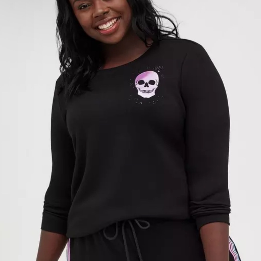 Torrid Cupro Long Sleeve Active Sweatshirt